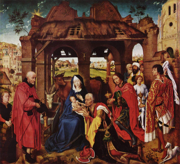 Three Kings Altarpiece, Central Panel 