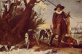 Winter Landscape with a Hunter