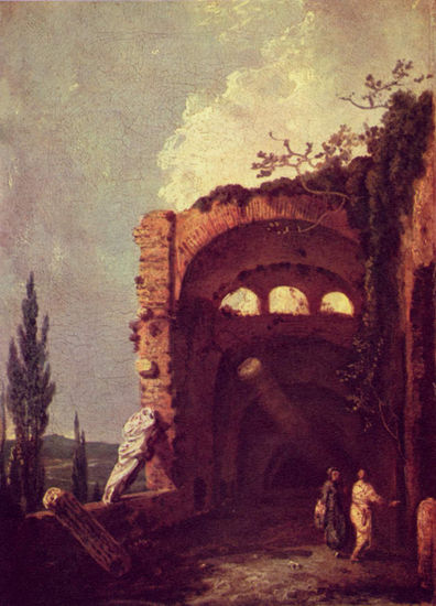 Ruins of the "Villa of Maecenas" in Tivoli 