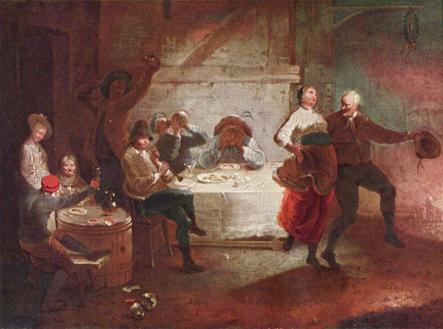 Dispute in Front of the Tavern