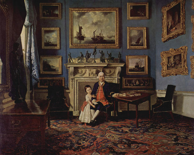 Portrait of Sir Lawrence Dundas and his grandson Lawrence 