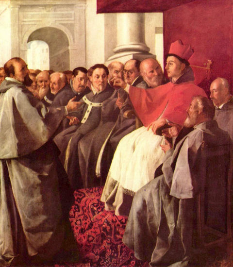 Saint Bonaventure Receives the Envoys of the Emperor. 