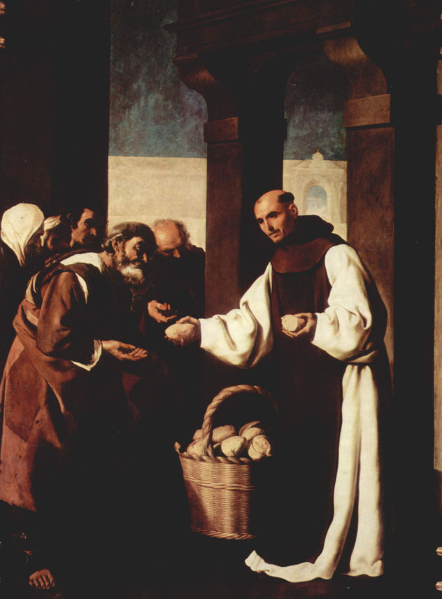 Ciclo de pinturas para el monasterio de jerónimos en Guadalup, sacristía, escena