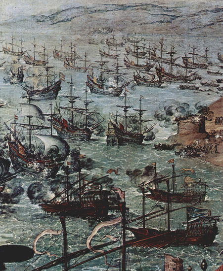 The Defense of Cádiz, detail 