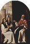 St. Jerome with St. Paula of Rome and her daughter, St. Eustochium