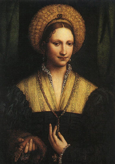 Retrato de una dama 1525 