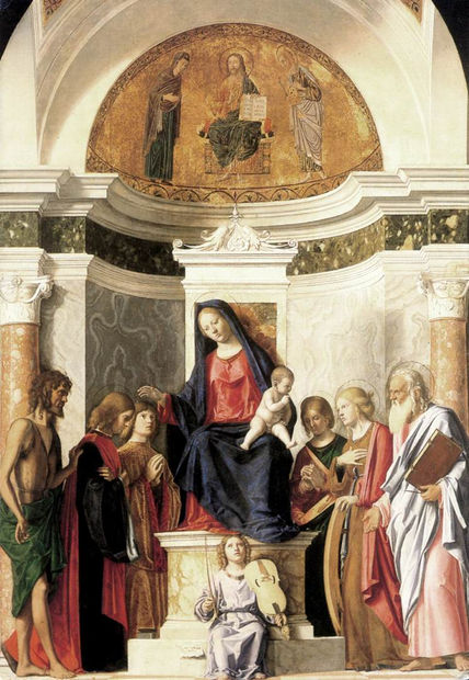 Madonna Enthroned...