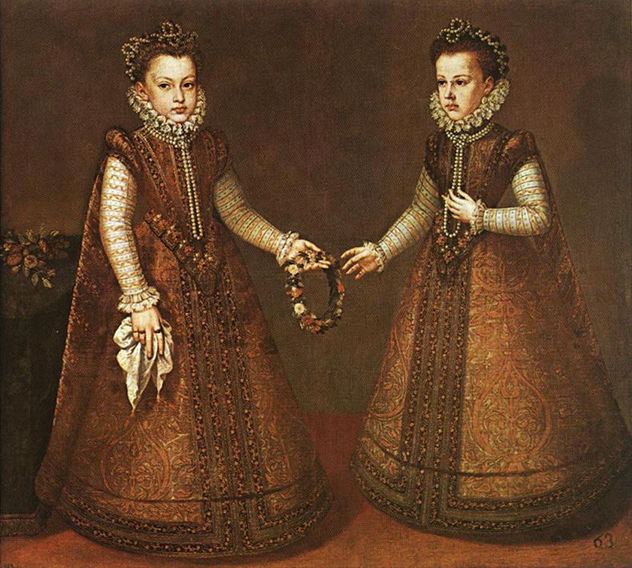 Infantas Isabel Clara Eugenia And Catalina Micaela
