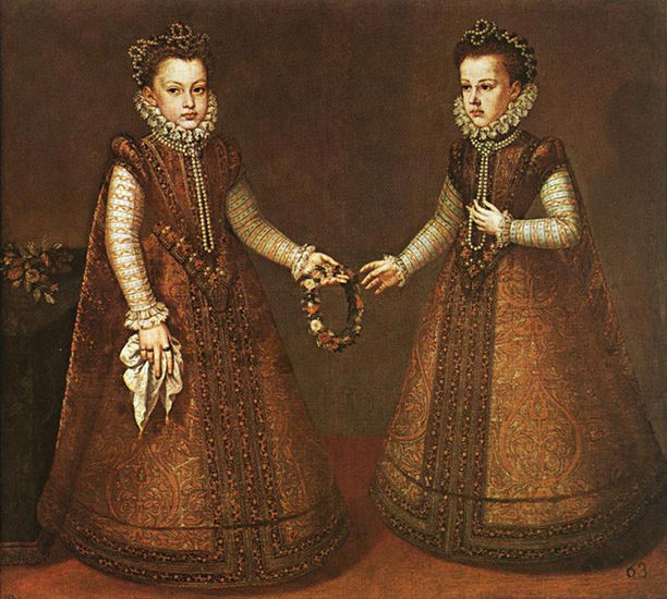 Infantas Isabel Clara Eugenia And Catalina Micaela 