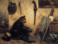 The Monkey Painter