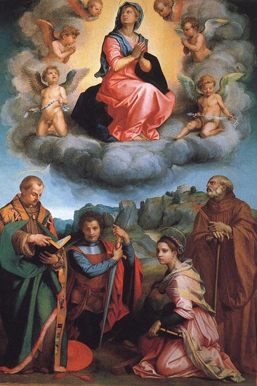 Virgin with Four Saints WGA 