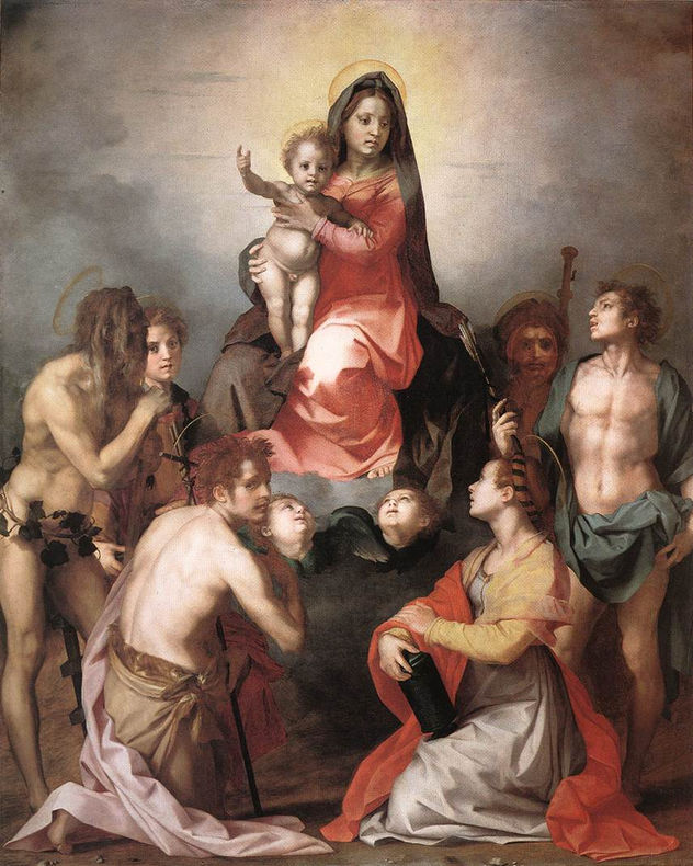Madonna in Glory and Saints WGA