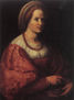Portrait Of A Woman With A Basket Of Spindles