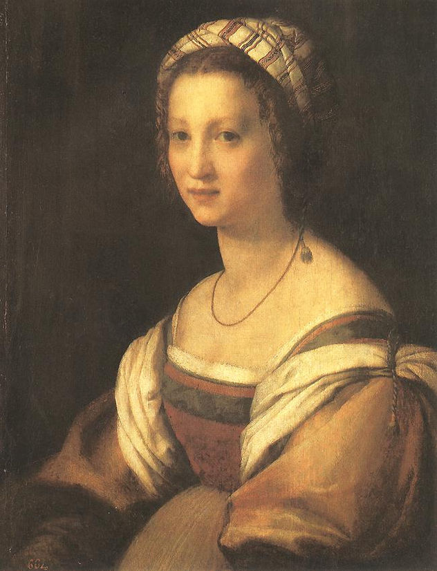Retrato de la esposa del artista WGA
