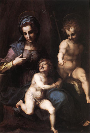 Madonna y Niño con...