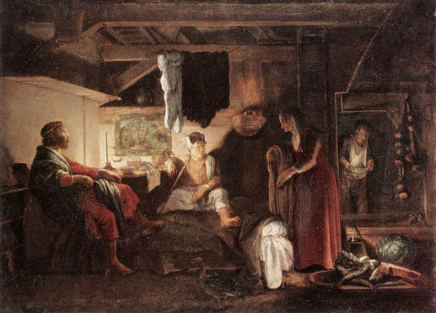 Jupiter And Mercury At Philemon And Baucis