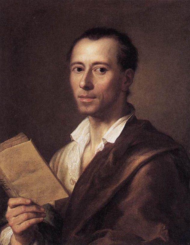 Retrato de Johann Joachim Winckelmann
