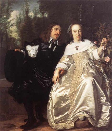 Abraham Del Court And Maria De Keersegieter 