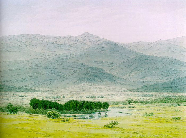 Landscape in the Riesengebirge CGF