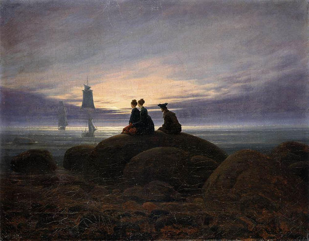 Amanecer junto al mar 1822