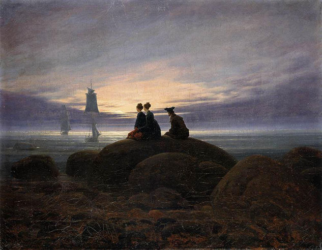 Amanecer junto al mar 1822 