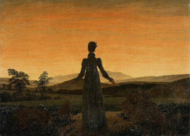 Woman Before The Rising Sun 