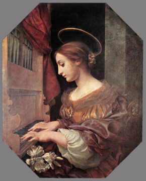 St Cecilia at the...