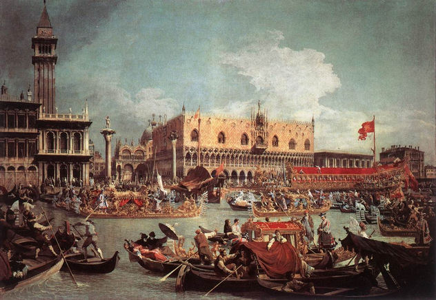 The Bucintoro Returning To The Molo On Ascension Day