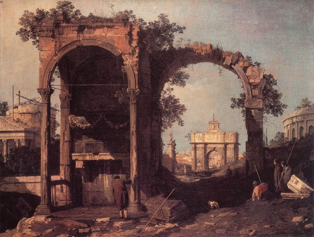 Capriccio Ruins And Classic Buildings 