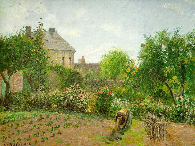 The Artist-s Garden at Eragny 1898 