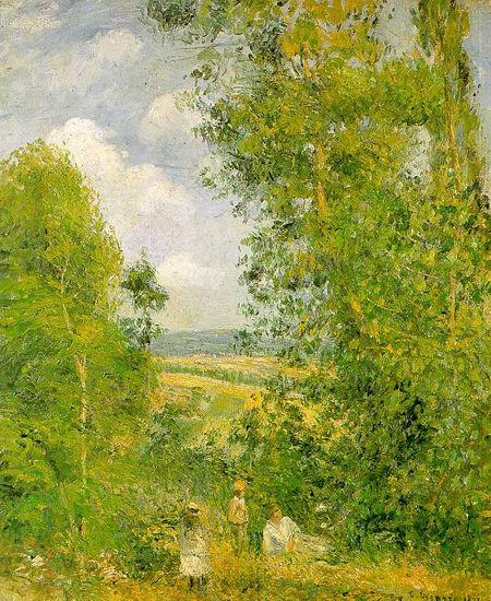 Resting in the Woods at Pontoise 1878 