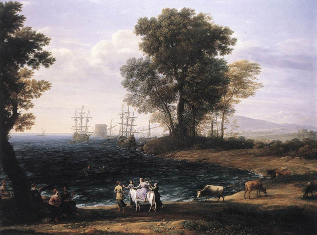 Coast Scene with the Rape of Europa WGA 