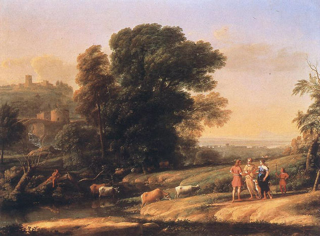 Landscape with Cephalus and Procris Reunited by Diana WGA 