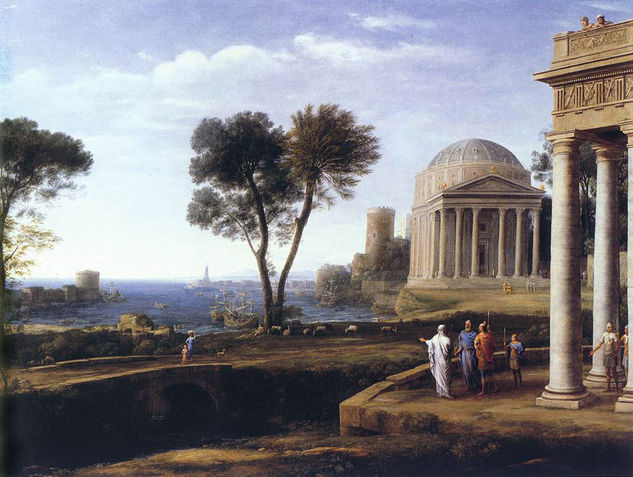 Landscape with Aeneas at Delos WGA 