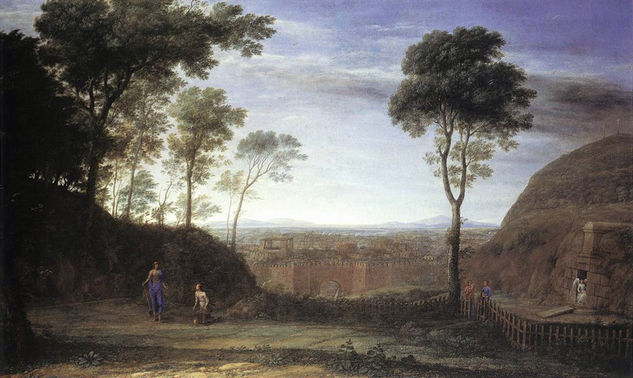 Paisaje con la escena de Noli Me Tangere WGA 