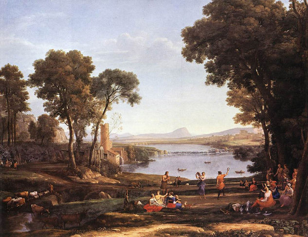 Landscape with Dancing Figures WGA 