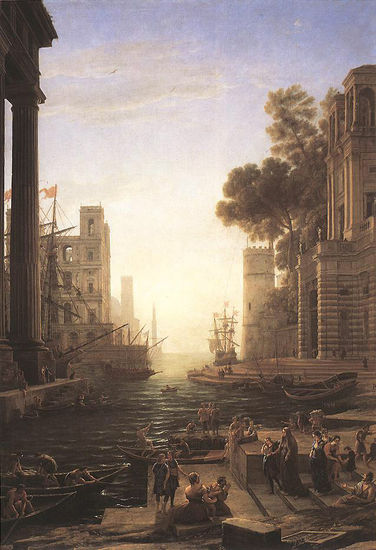 Embarkation of St Paula Romana at Ostia WGA 