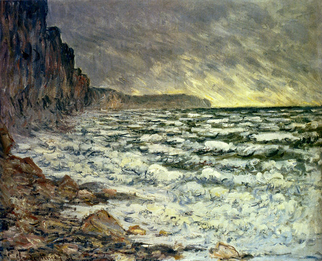 The Sea At Fecamp 1881 