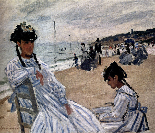 En la playa de Trouville 