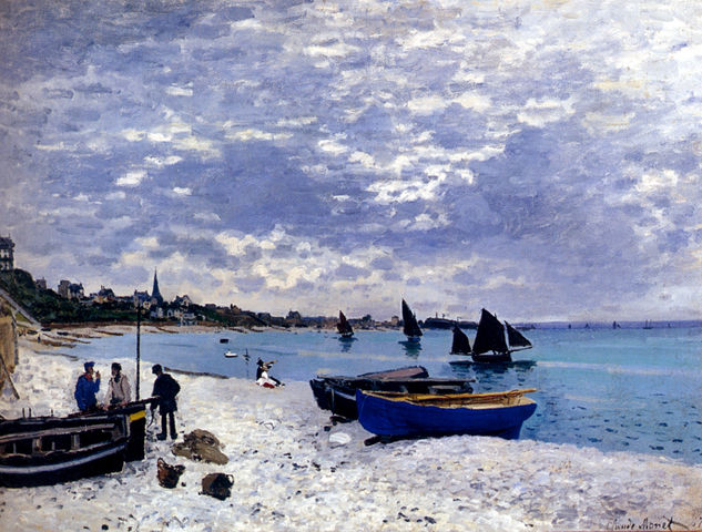 La playa en Sainte-Adresse 