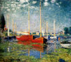 Los botes rojos en Argenteuil