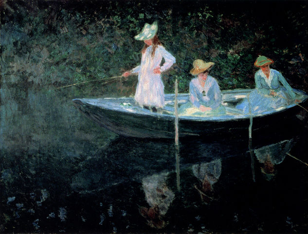 In The Rowing Boat 1887 