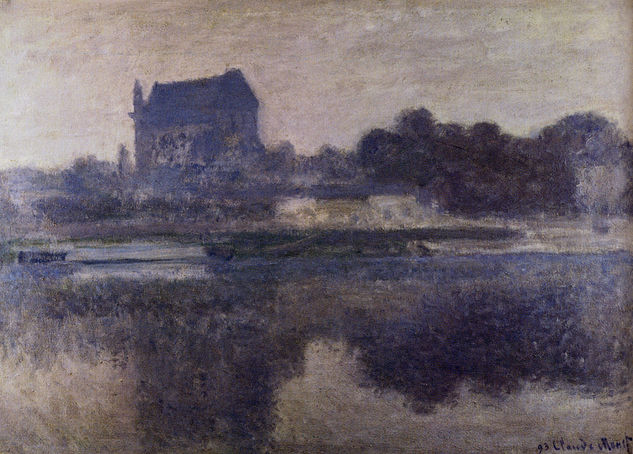 The Church Of Vernon In The Mist 1893 