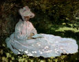 Una mujer leyendo 1872