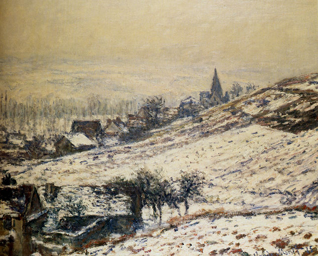 Invierno en Giverny 1885 