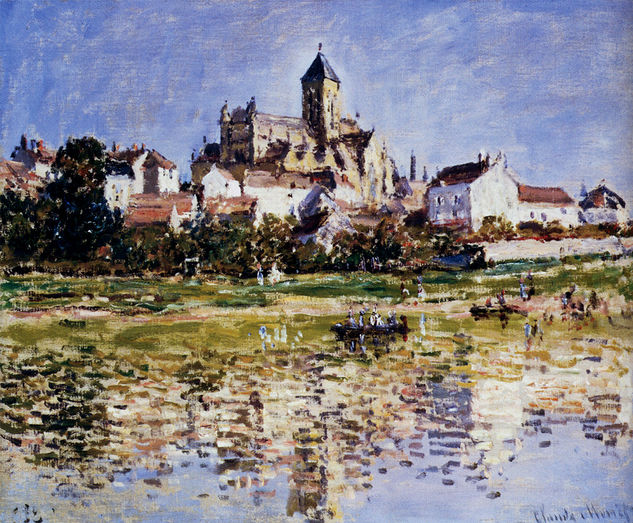 The Church At Vetheuil 1880 