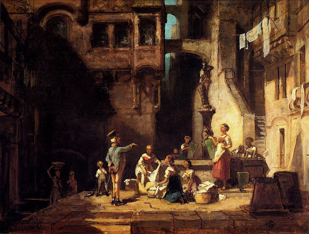 Washers at the Fountain