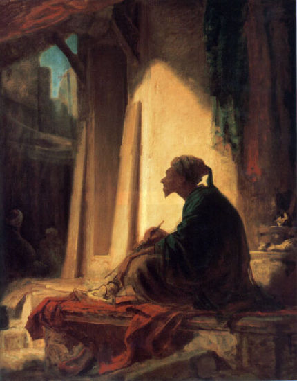 Oriental en el bazar 