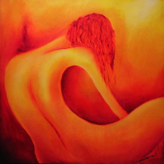 ay soledad Oil Textile Nude Paintings