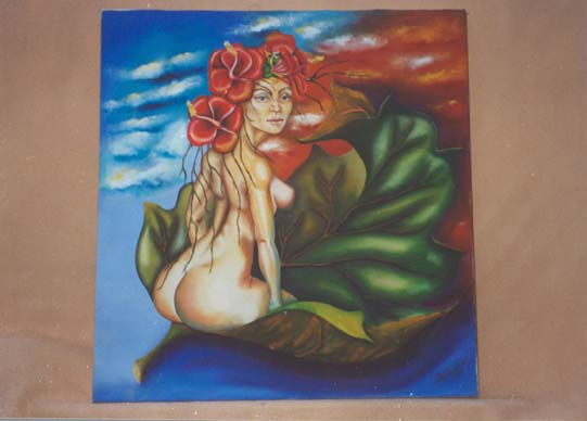 Ochún Oil Canvas Nude Paintings